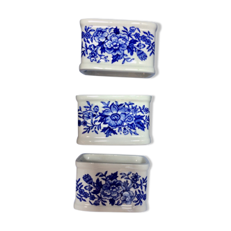 Coffret de 3 ronds de serviette en porcelaine Villeroy & Boch