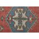 1970s Vintage Turkish Handmade Wool & Cotton Pink Area Rug 155x209