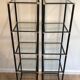 Pair of metal shelves by Guy Lefèvre for Maison Jansen 70s