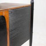 Paire de cabinets italiens en placage de teck. Années 1960.