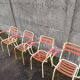 Salon de jardin métal / table bistrot et fauteuil