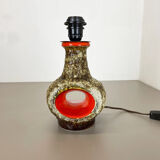 Rare Fat Lava Ceramic Pottery Table Light by Dümler and Breiden, Germany, 1970s