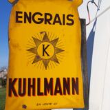 Enamelled plate Kuhlmann
