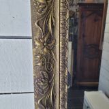 Ancien miroir doré Napoléon III,  91×61cms