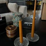 Bougeoirs en verre