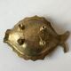 Vintage brass fish trinket bowl
