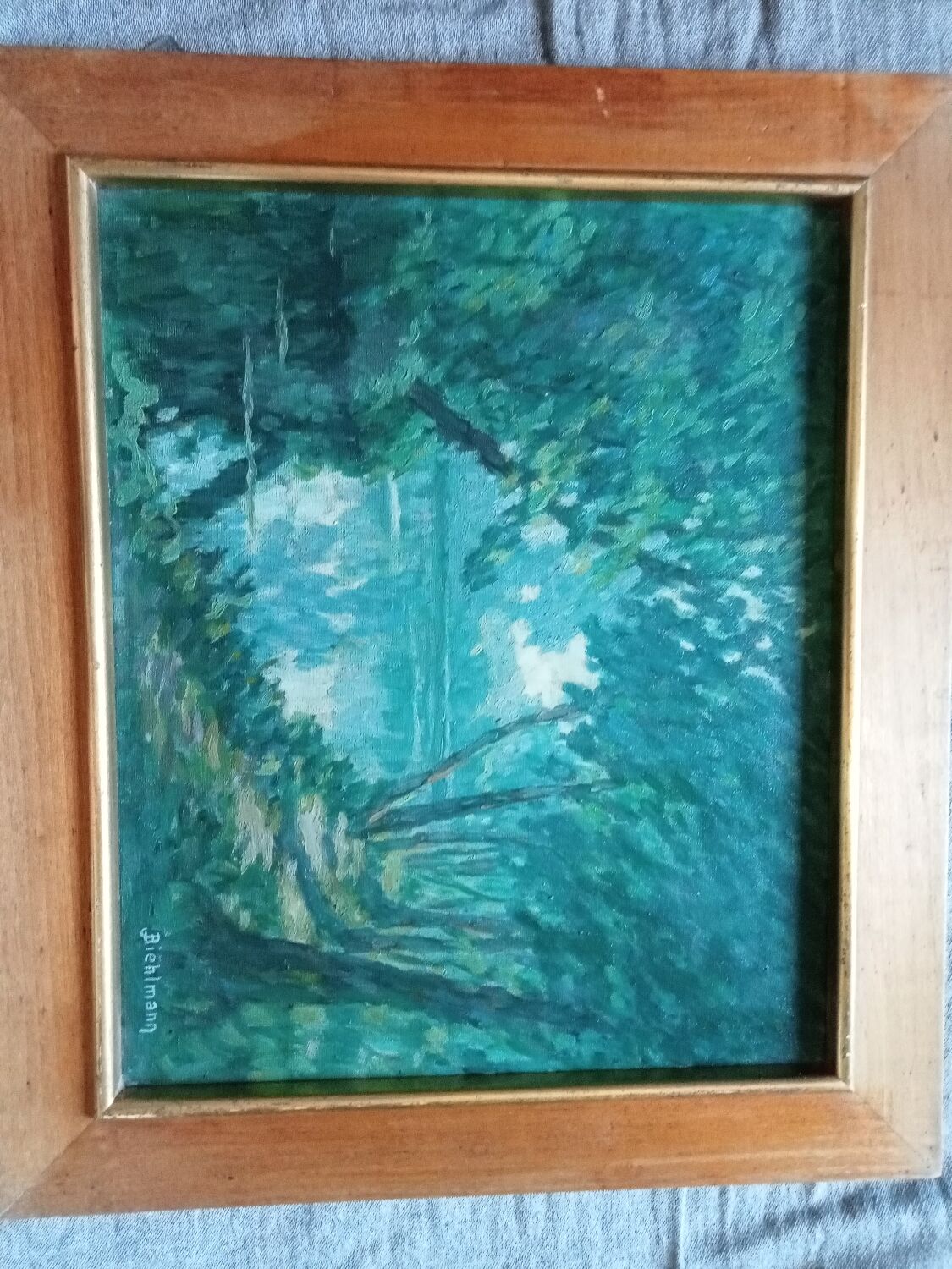 Landscape painting oil