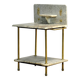 Antique brass and marble washbasin, circa 1880