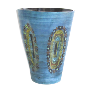 Vase en céramique de vallauris signé Jean de Lespinasse années 60