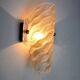Glass wall lamp, Murano, Italy, 1970