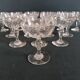 14 Champagne glasses in 19th century blown glass