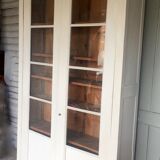 Showcase glass old cabinet