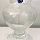 Engraved crystal vase, master cristallier e.bourdon