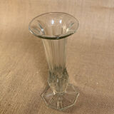 Old glass vase with open neck style 40s