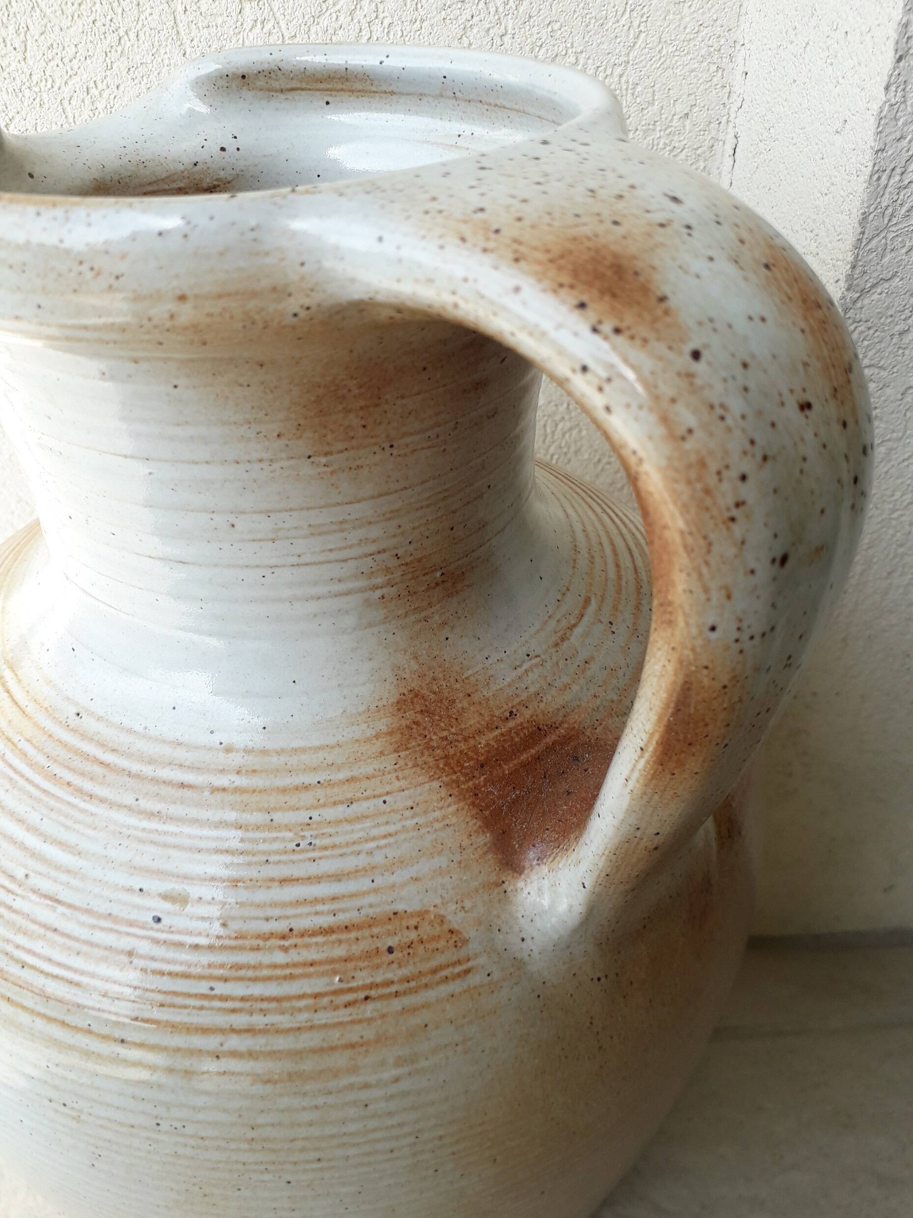 Stoneware pitcher from the Marais
