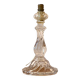Impressive lamp base made of solid Baccarat crystal, bamboo torso model.