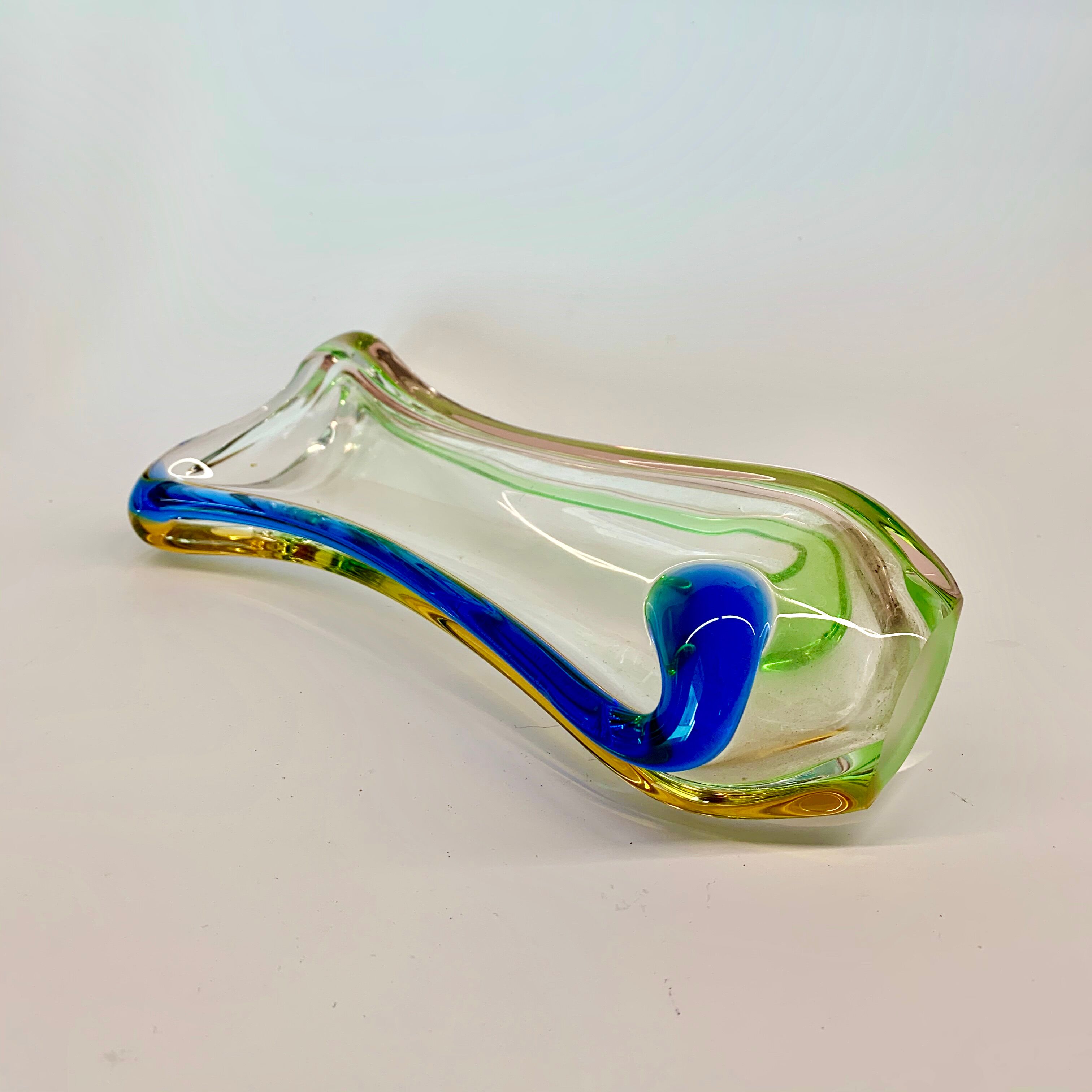 Glass vase Rhapsody  by František Zemek, 1960 s