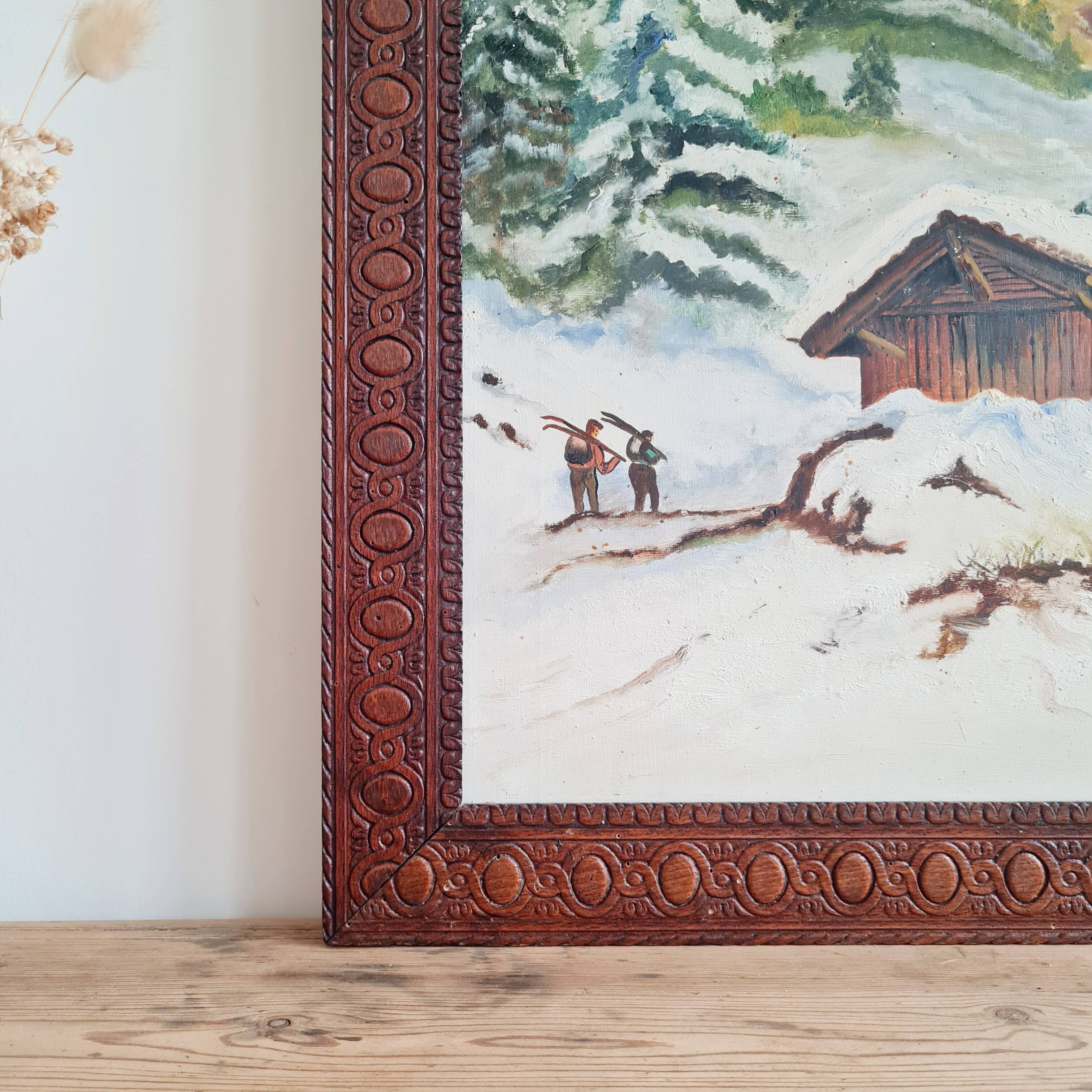 Old painting from the 50s - old painting