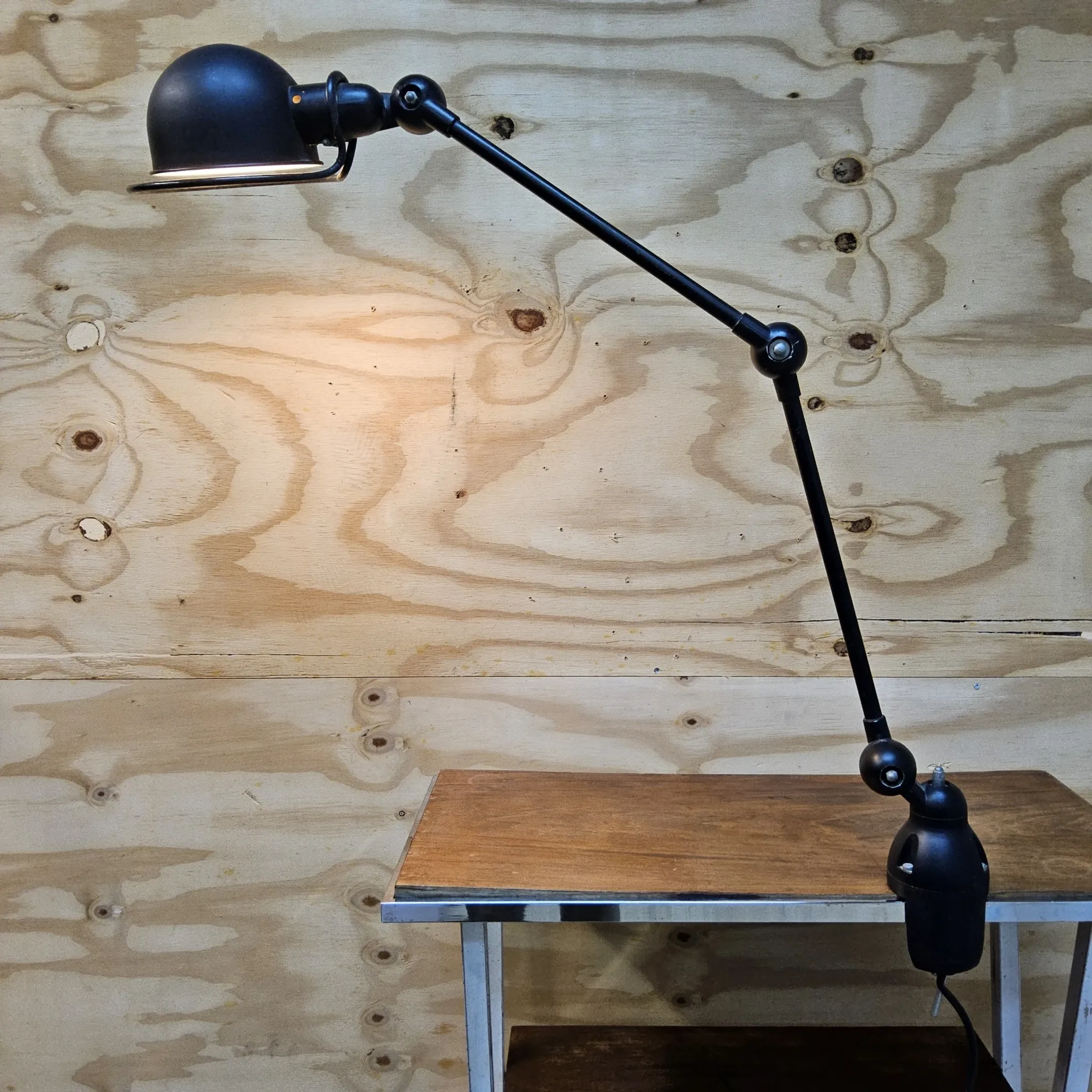 Vintage Jielde industrial adjustable factory lamp ^ desk