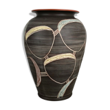 Abstract ceramic pottery vase by Sawa Franz Schwaderlapp, Germany, 1950s