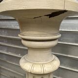 Carved wooden column