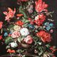 Floral wall tapestry