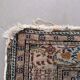 Turkish silk rug shabby vintage, 128x79cm tribal clearance 2510
