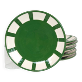 Assiette moyenne - SOL bordure vert