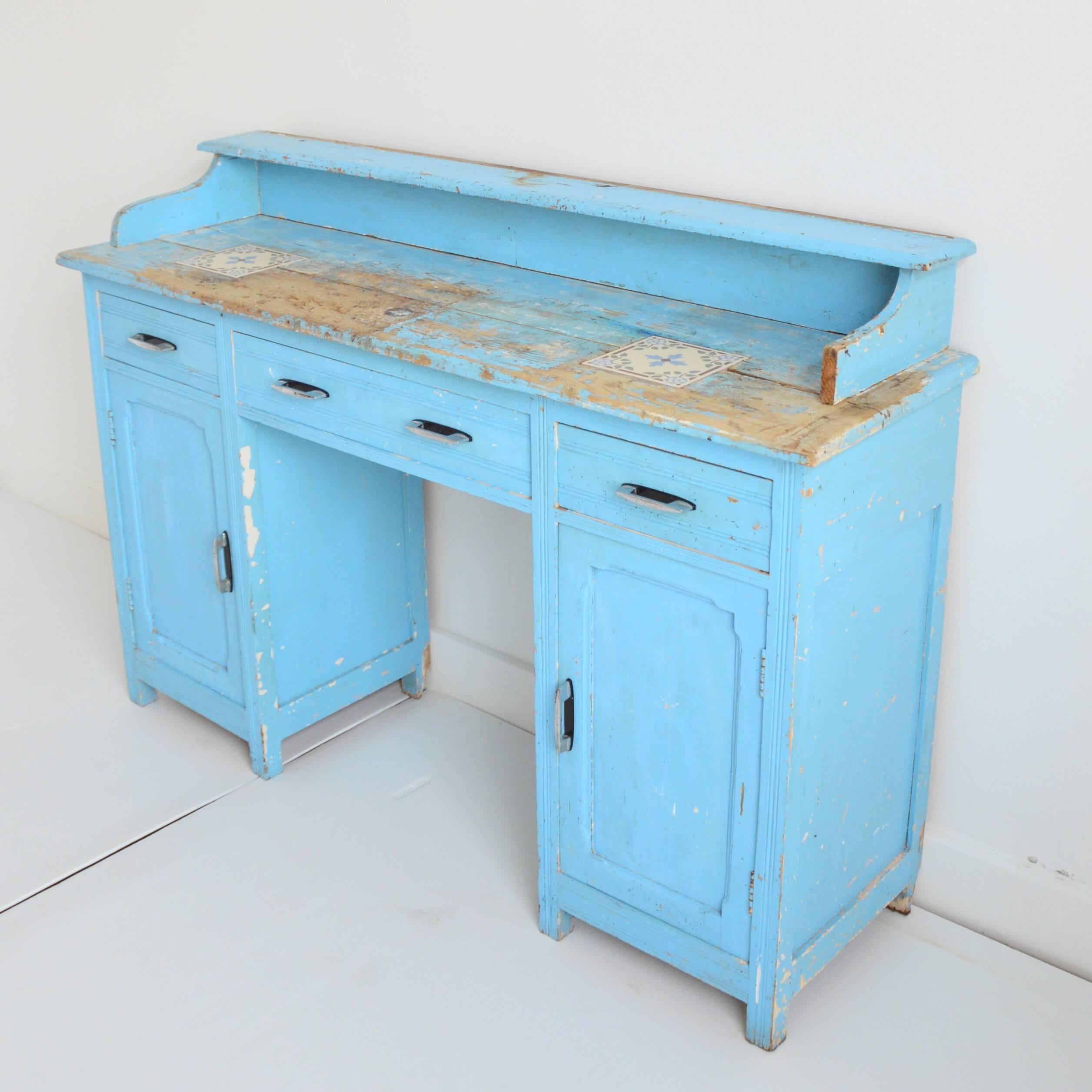 Old workshop/trade/counter/kitchen furniture 1940s vintage
