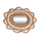 Sun mirror in woven rattan, 60 cm