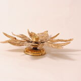 Ceiling lamp flower golden leaves