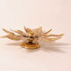 Ceiling lamp flower golden leaves