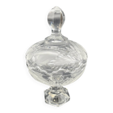 Paris crystal candy box on stand with leaf and fruit decor - 637001