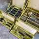 68-piece silver-plated and black ebony cutlery set with 4 velvet cases