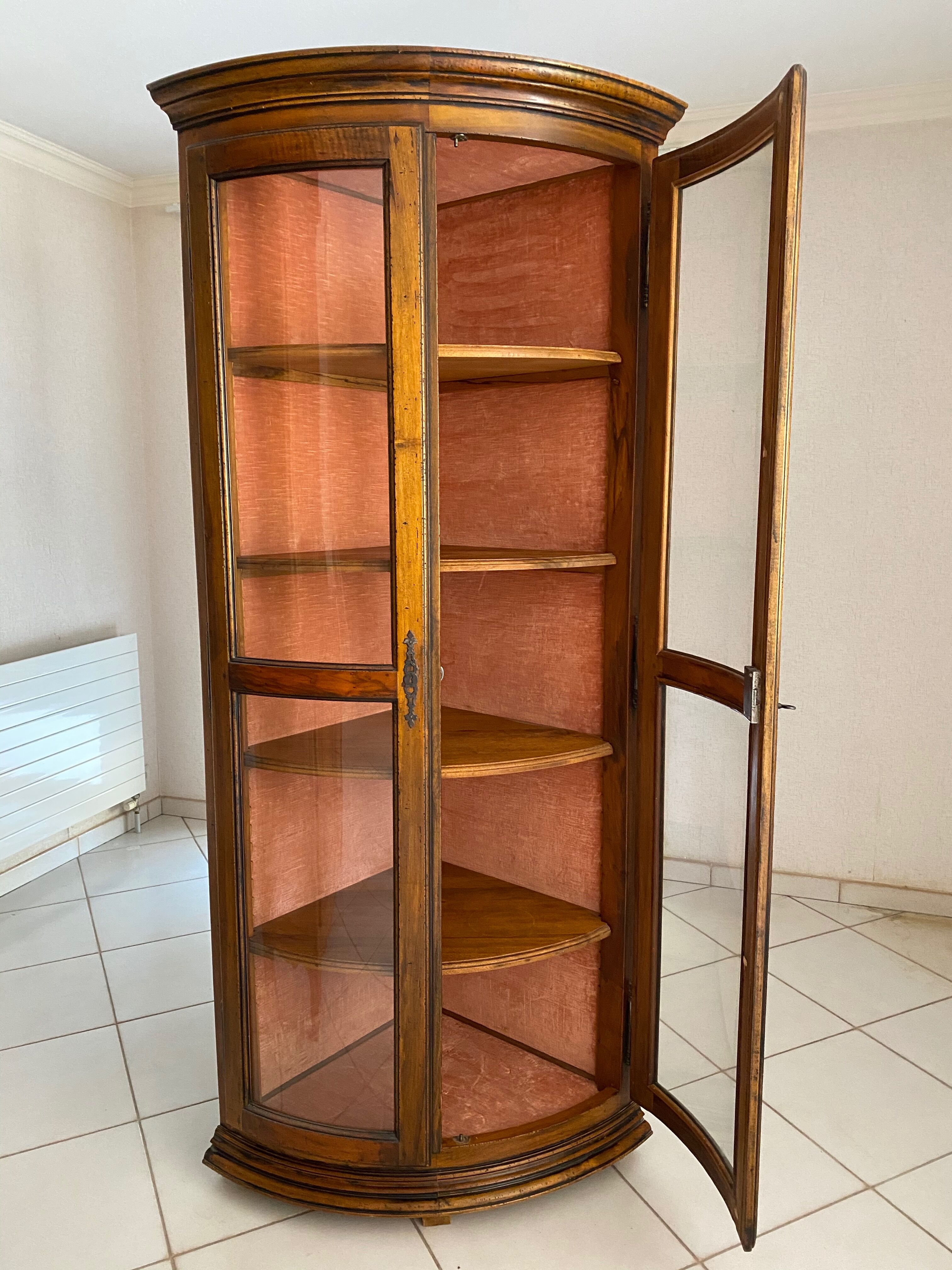 Walnut showcase