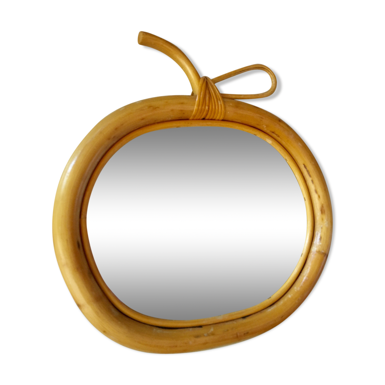 Miroir pomme vintage 33x33xm