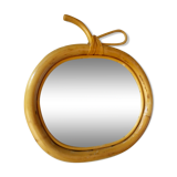 Miroir pomme vintage 33x33xm