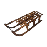 Old wooden toboggan Abel Rossignol