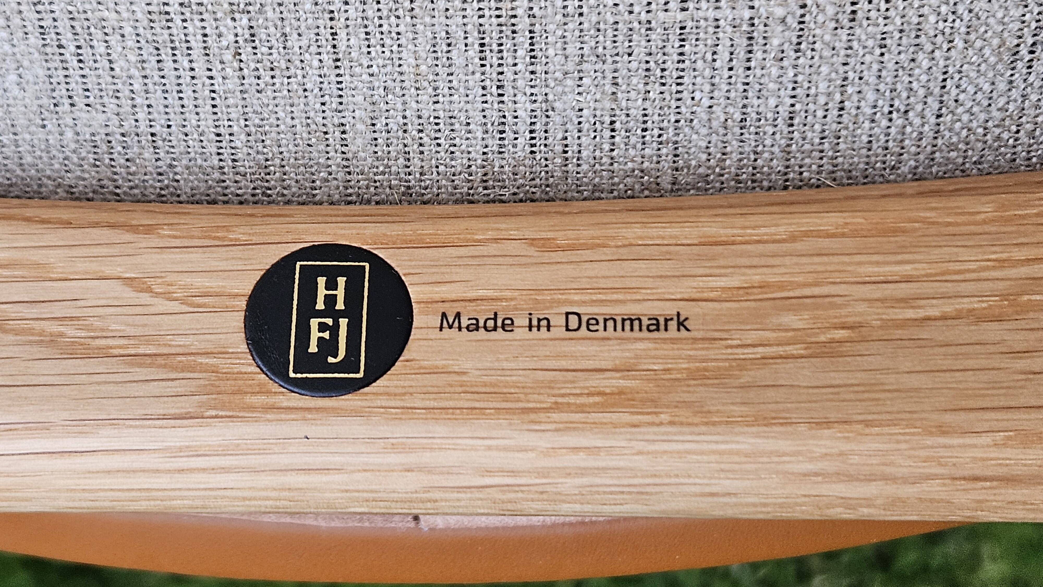 2 "The French Chair" seats by designer Finn Juhl and 1 matching footrest.