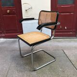 Marcel Breuer armchair, chrome and black chair