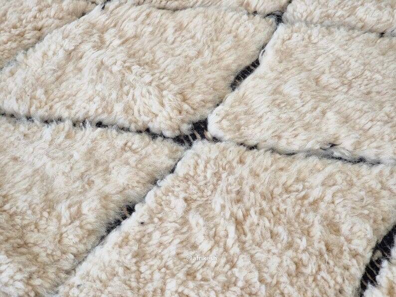 Tapis berbère en laine naturel 200/260cm