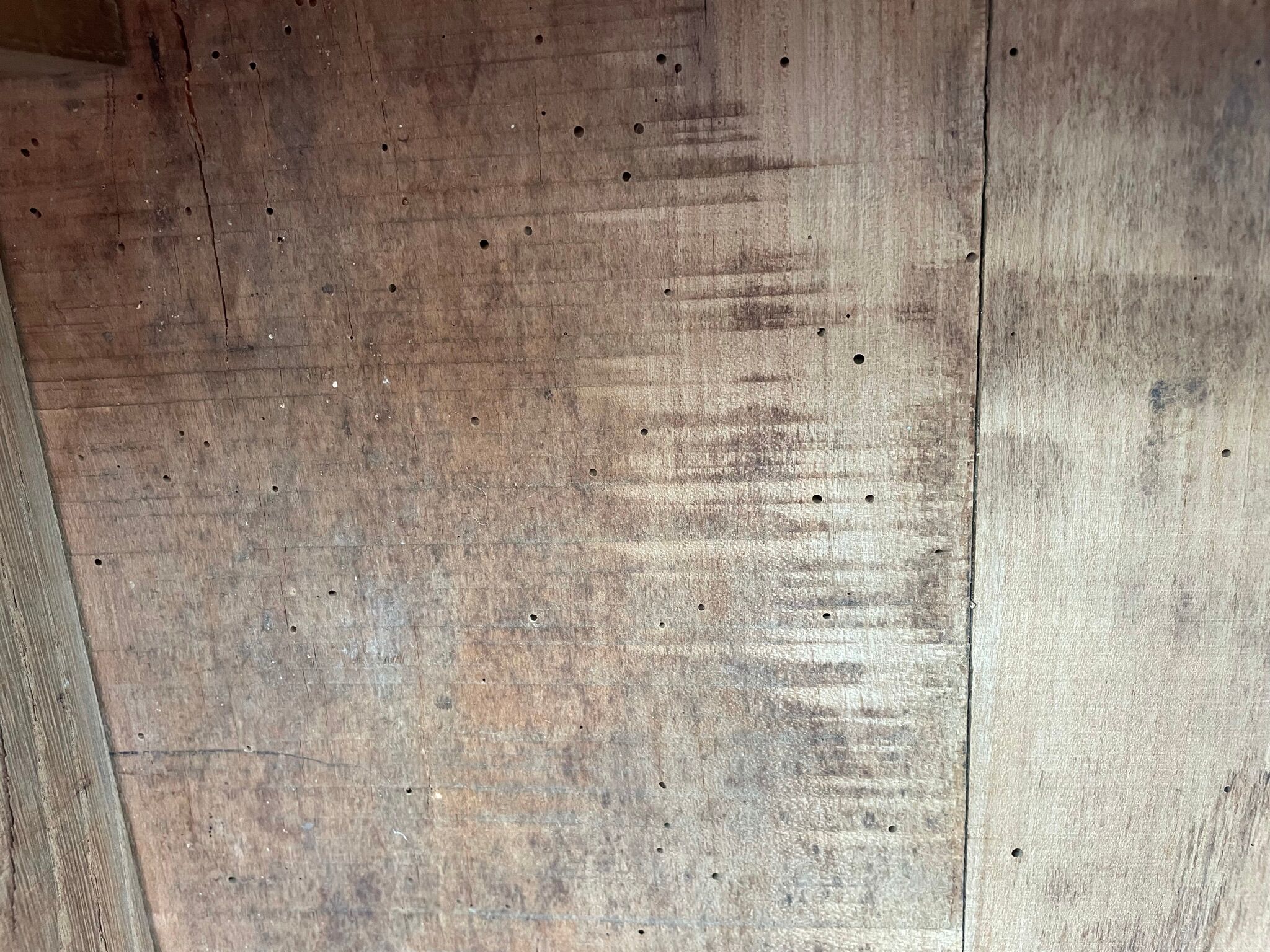 Painted wooden farmhouse table L120