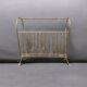 50s magazine rack in brass and scoubidou