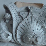 Grey patinated wooded front