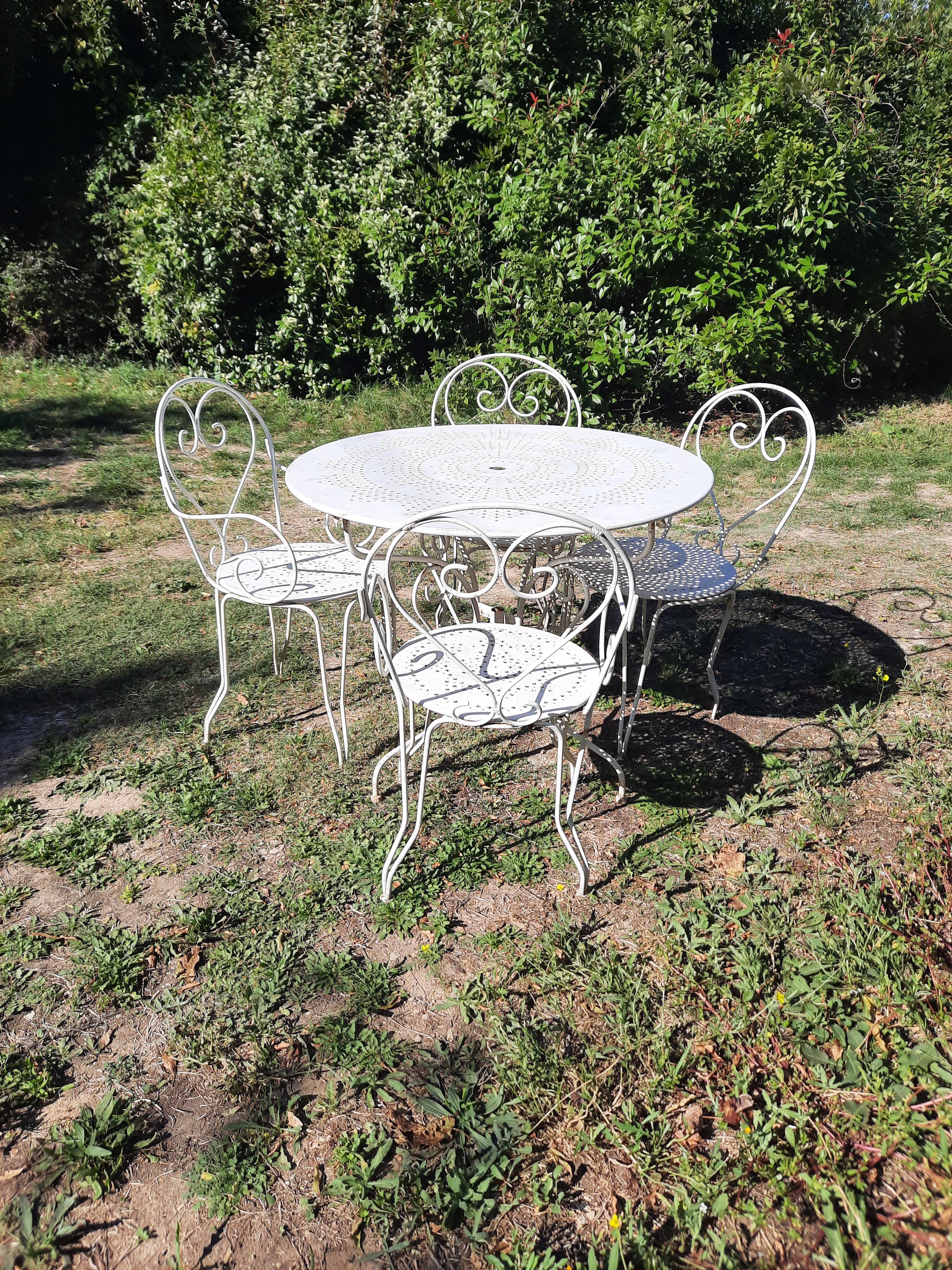 Vintage Fermob garden furniture