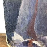 Still life, oil on ancient canvas