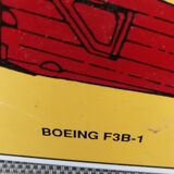 Plaque émaillée Shell aviation products