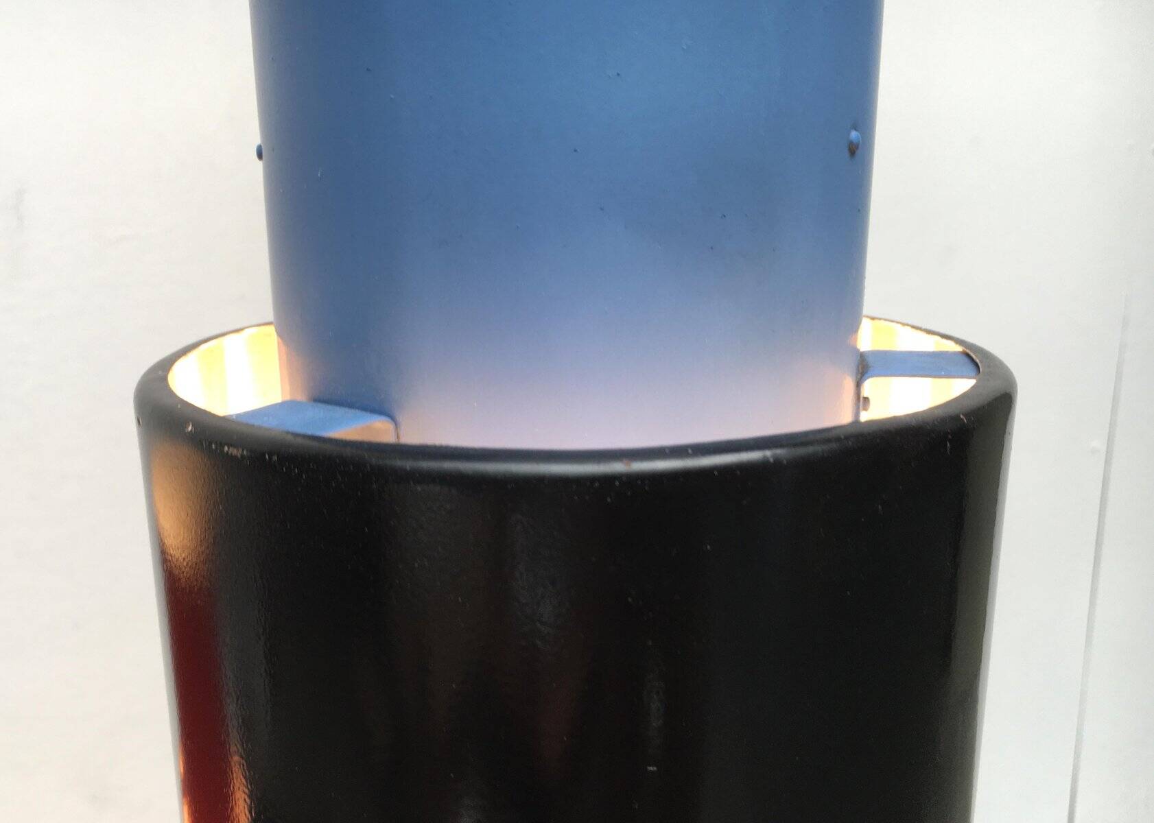 Mid-century metal pendant lights, set of 2