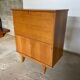 Scandinavian office secretary in vintage teak 50s