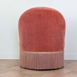 Velvet frog armchair